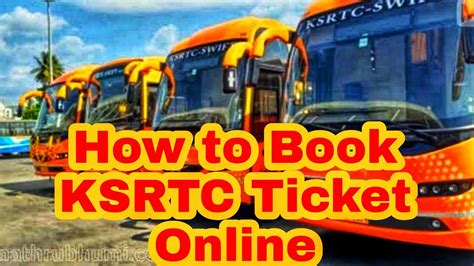 Ksrtc ticket booking